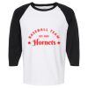 Raglan Three-Quarter Sleeve Baseball T-Shirt Vignette