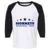 Raglan Three-Quarter Sleeve Baseball T-Shirt Vignette