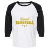 Raglan Three-Quarter Sleeve Baseball T-Shirt Vignette