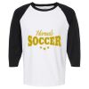 Raglan Three-Quarter Sleeve Baseball T-Shirt Vignette