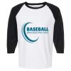 Raglan Three-Quarter Sleeve Baseball T-Shirt Vignette