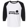 Raglan Three-Quarter Sleeve Baseball T-Shirt Vignette