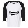 Raglan Three-Quarter Sleeve Baseball T-Shirt Vignette