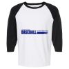 Raglan Three-Quarter Sleeve Baseball T-Shirt Vignette