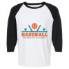 Raglan Three-Quarter Sleeve Baseball T-Shirt Vignette
