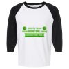 Raglan Three-Quarter Sleeve Baseball T-Shirt Vignette
