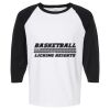 Raglan Three-Quarter Sleeve Baseball T-Shirt Vignette