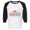 Raglan Three-Quarter Sleeve Baseball T-Shirt Vignette