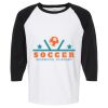 Raglan Three-Quarter Sleeve Baseball T-Shirt Vignette