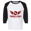 Raglan Three-Quarter Sleeve Baseball T-Shirt Vignette