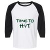 Raglan Three-Quarter Sleeve Baseball T-Shirt Vignette