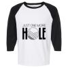 Raglan Three-Quarter Sleeve Baseball T-Shirt Vignette