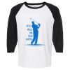 Raglan Three-Quarter Sleeve Baseball T-Shirt Vignette
