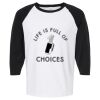 Raglan Three-Quarter Sleeve Baseball T-Shirt Vignette