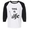 Raglan Three-Quarter Sleeve Baseball T-Shirt Vignette