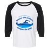 Raglan Three-Quarter Sleeve Baseball T-Shirt Vignette