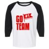 Raglan Three-Quarter Sleeve Baseball T-Shirt Vignette