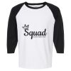 Raglan Three-Quarter Sleeve Baseball T-Shirt Vignette