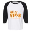 Raglan Three-Quarter Sleeve Baseball T-Shirt Vignette