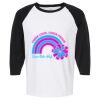 Raglan Three-Quarter Sleeve Baseball T-Shirt Vignette