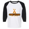 Raglan Three-Quarter Sleeve Baseball T-Shirt Vignette