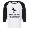 Raglan Three-Quarter Sleeve Baseball T-Shirt Vignette