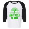 Raglan Three-Quarter Sleeve Baseball T-Shirt Vignette