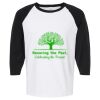 Raglan Three-Quarter Sleeve Baseball T-Shirt Vignette