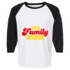 Raglan Three-Quarter Sleeve Baseball T-Shirt Vignette
