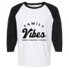 Raglan Three-Quarter Sleeve Baseball T-Shirt Vignette