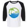 Raglan Three-Quarter Sleeve Baseball T-Shirt Vignette