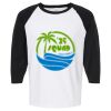 Raglan Three-Quarter Sleeve Baseball T-Shirt Vignette