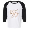 Raglan Three-Quarter Sleeve Baseball T-Shirt Vignette