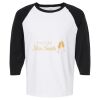 Raglan Three-Quarter Sleeve Baseball T-Shirt Vignette