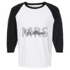 Raglan Three-Quarter Sleeve Baseball T-Shirt Vignette