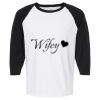 Raglan Three-Quarter Sleeve Baseball T-Shirt Vignette