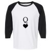 Raglan Three-Quarter Sleeve Baseball T-Shirt Vignette
