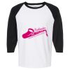 Raglan Three-Quarter Sleeve Baseball T-Shirt Vignette