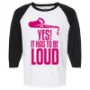 Raglan Three-Quarter Sleeve Baseball T-Shirt Vignette