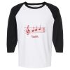 Raglan Three-Quarter Sleeve Baseball T-Shirt Vignette