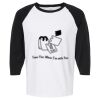 Raglan Three-Quarter Sleeve Baseball T-Shirt Vignette