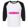 Raglan Three-Quarter Sleeve Baseball T-Shirt Vignette