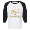 Raglan Three-Quarter Sleeve Baseball T-Shirt Vignette