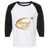 Raglan Three-Quarter Sleeve Baseball T-Shirt Vignette