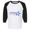 Raglan Three-Quarter Sleeve Baseball T-Shirt Vignette