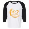 Raglan Three-Quarter Sleeve Baseball T-Shirt Vignette