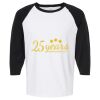Raglan Three-Quarter Sleeve Baseball T-Shirt Vignette