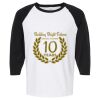 Raglan Three-Quarter Sleeve Baseball T-Shirt Vignette
