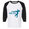 Raglan Three-Quarter Sleeve Baseball T-Shirt Vignette