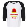 Raglan Three-Quarter Sleeve Baseball T-Shirt Vignette